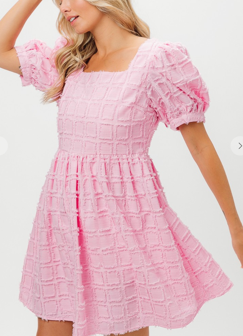 Bubble Gum Midi Dress